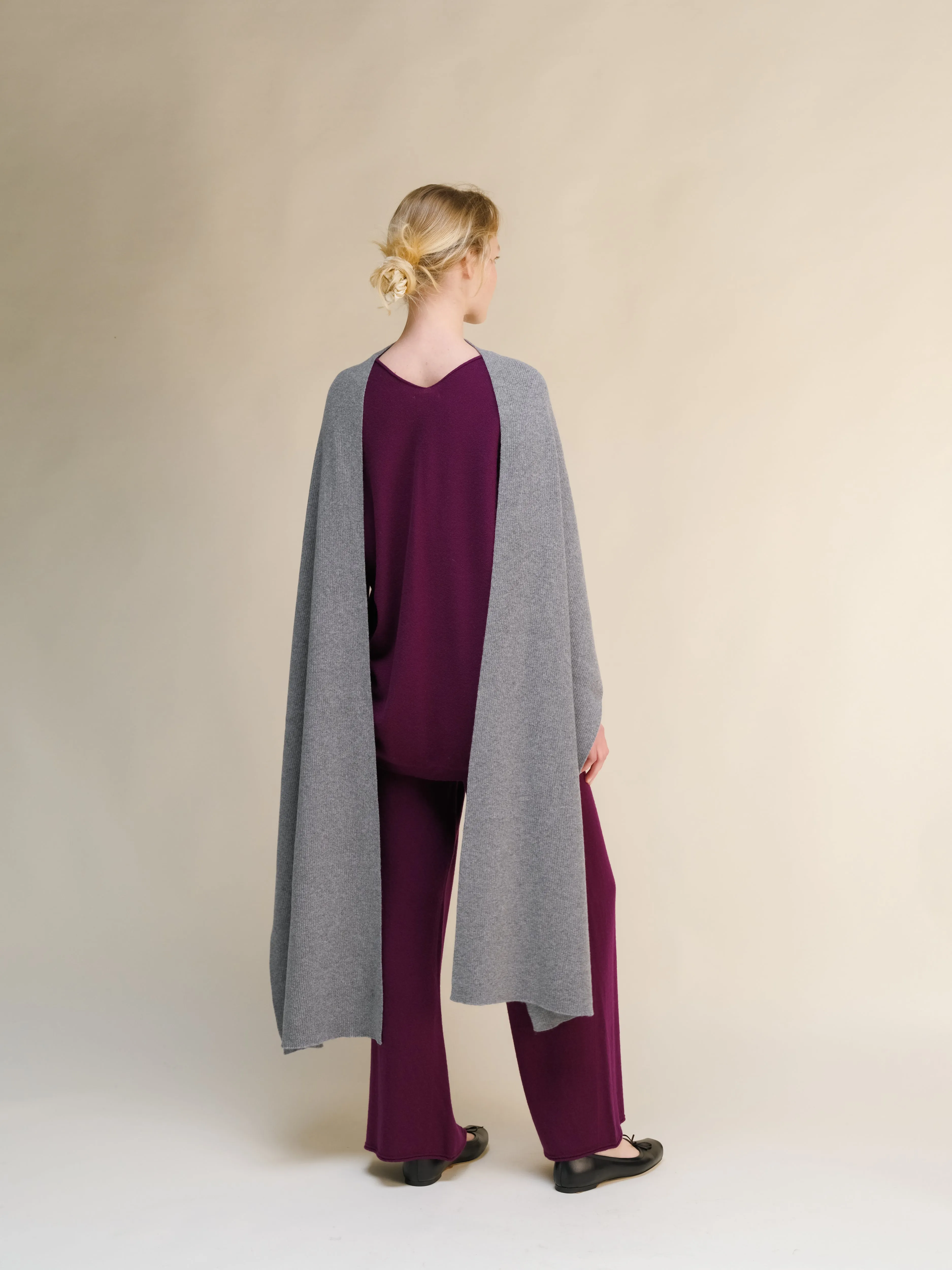100% Pure Cashmere Maxi Scarf / Blanket