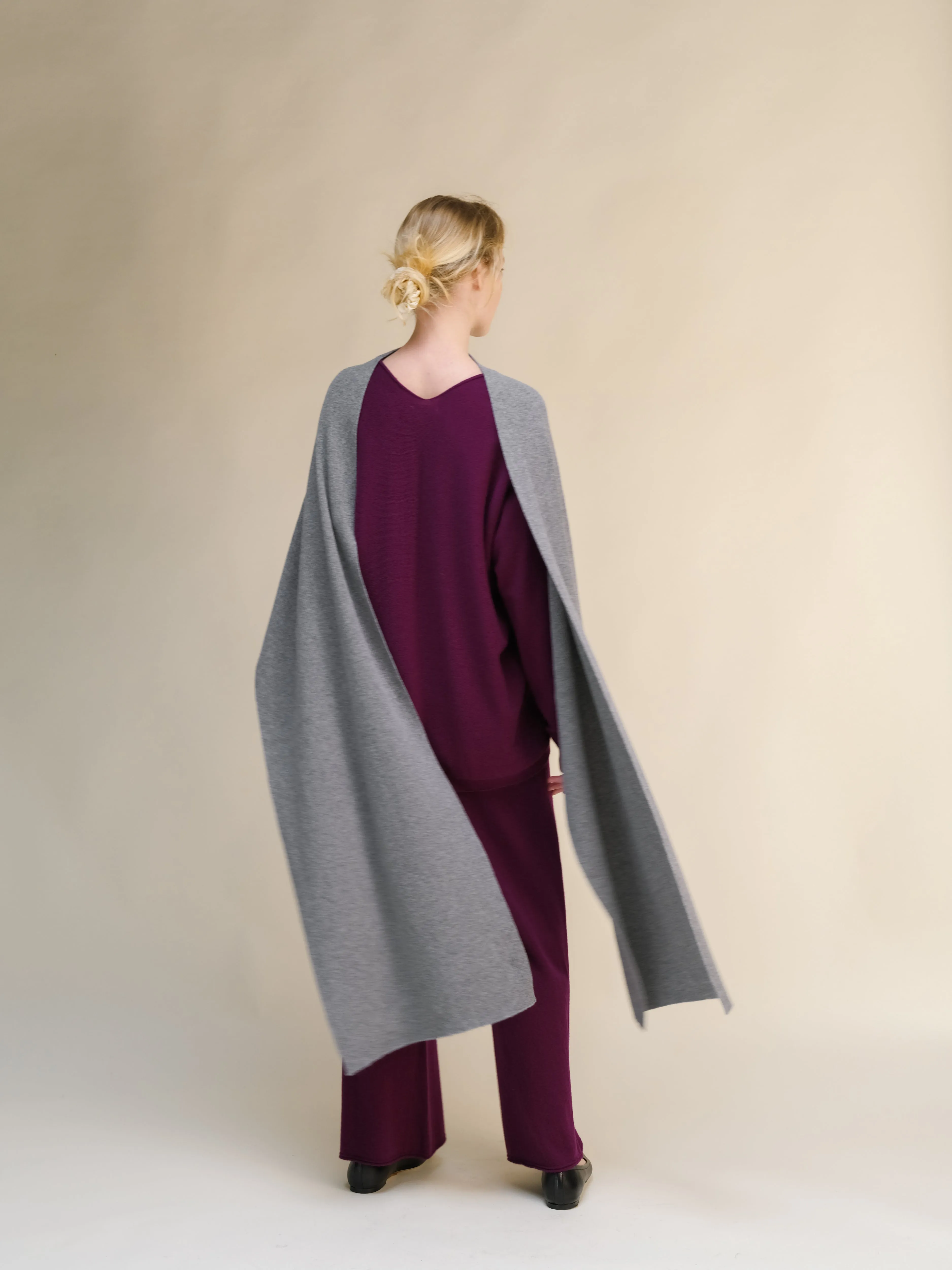 100% Pure Cashmere Maxi Scarf / Blanket