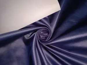100% SILK DUTCHESS SATIN FABRIC REVERSABLE Dark Navy AND Dusty Navy GOLD COLOR 66 MOMME 54" wide