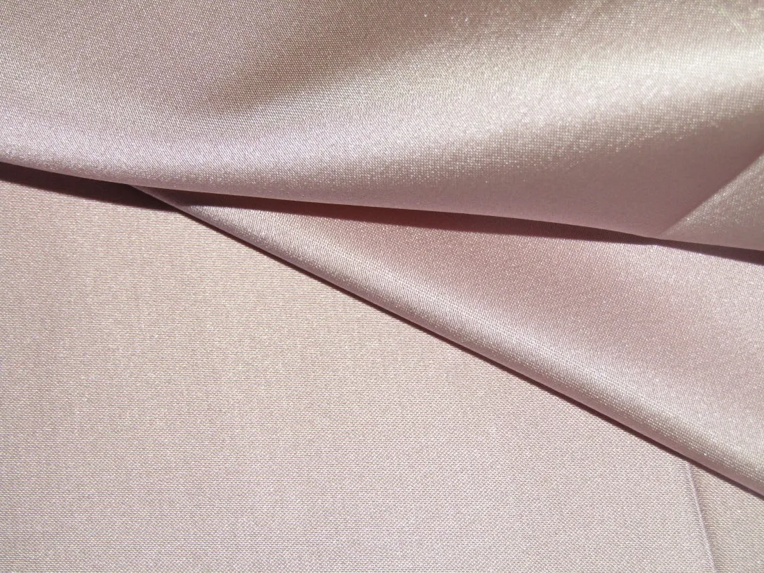 100% SILK DUTCHESS SATIN  PASTEL PINK X  GREEN  54" wide [12587]