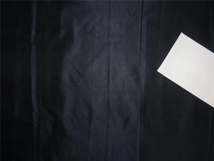 46mm Dark Navy Blue Color Silk Dutchess Satin fabric 60&quot; Wide