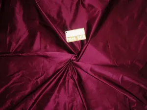 66 MOMME SILK DUTCHESS SATIN FABRIC dark Aubergine color 54" wide