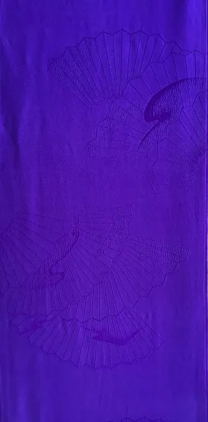 7435: 1930s-1950s Japanese Silk Deadstock Kimono Fabric, 62 in.Piece