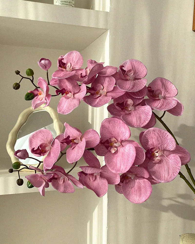7Pcs Artificial Phalaenopsis Flower Wedding Table Bouquet Decoration