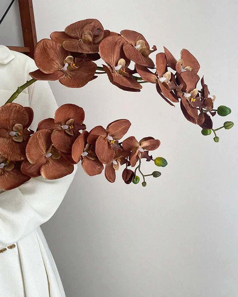 7Pcs Artificial Phalaenopsis Flower Wedding Table Bouquet Decoration