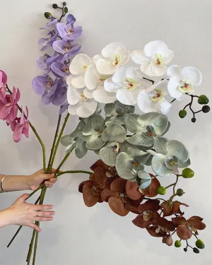 7Pcs Artificial Phalaenopsis Flower Wedding Table Bouquet Decoration