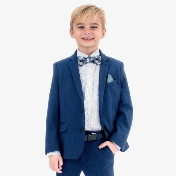Appaman Navy Plaid Bow Tie