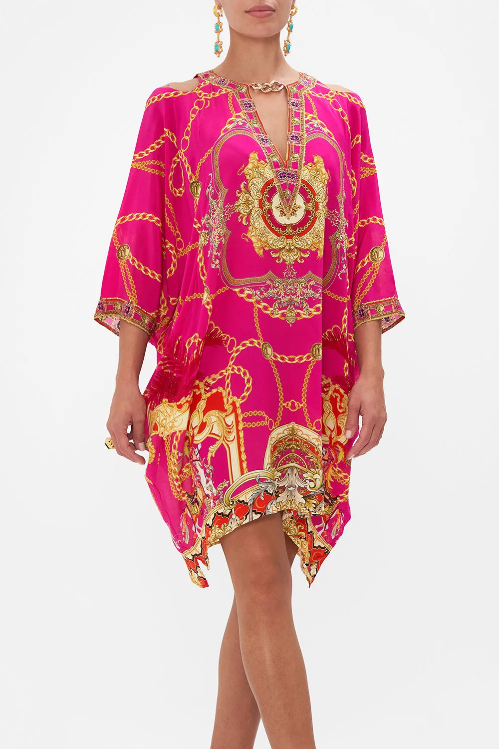 BATWING CUTOUT SHORT KAFTAN WILD AND RUNNING