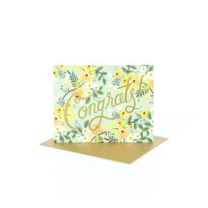 Blue Meadow Congrats Card