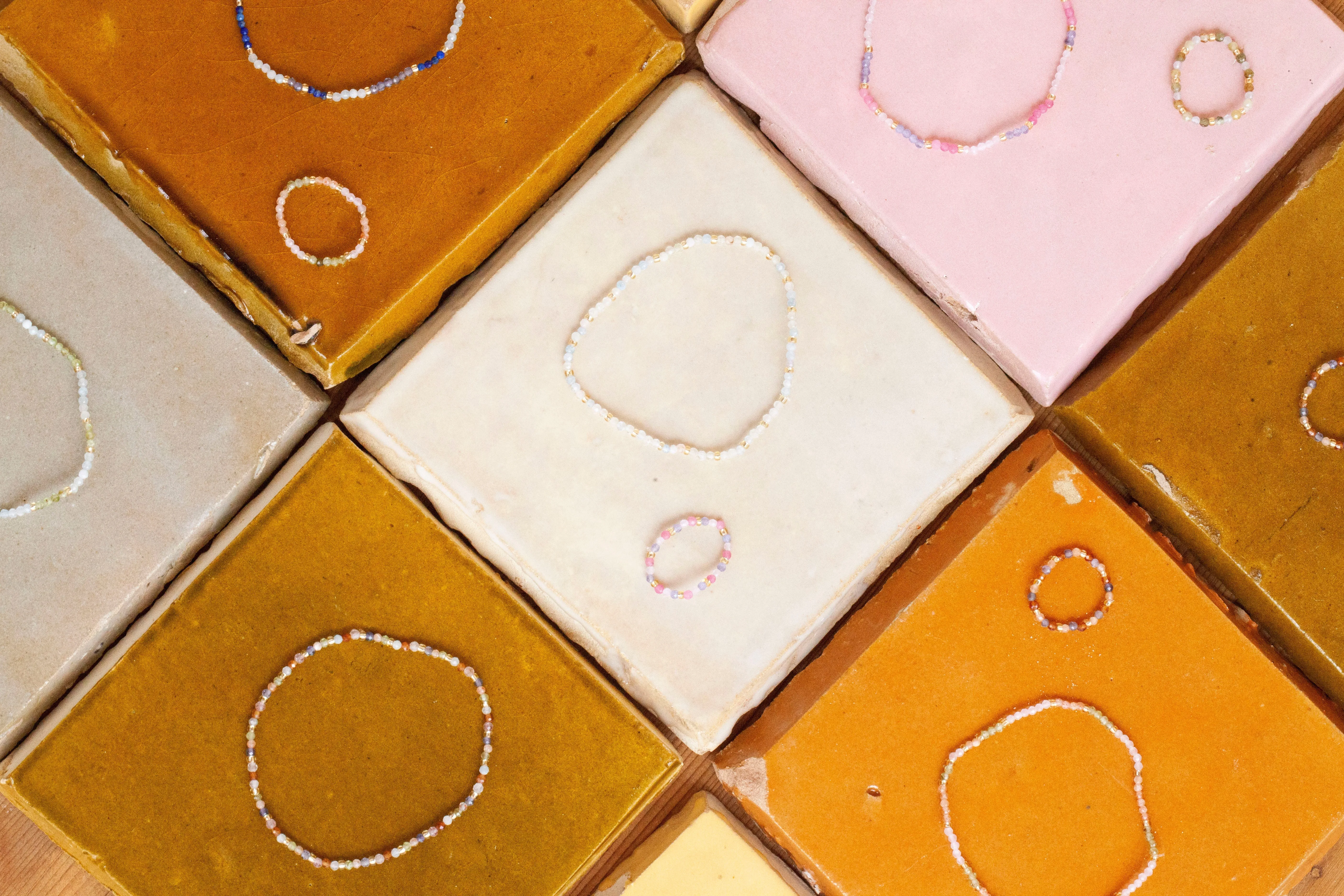 bracelet - AYA - flower field