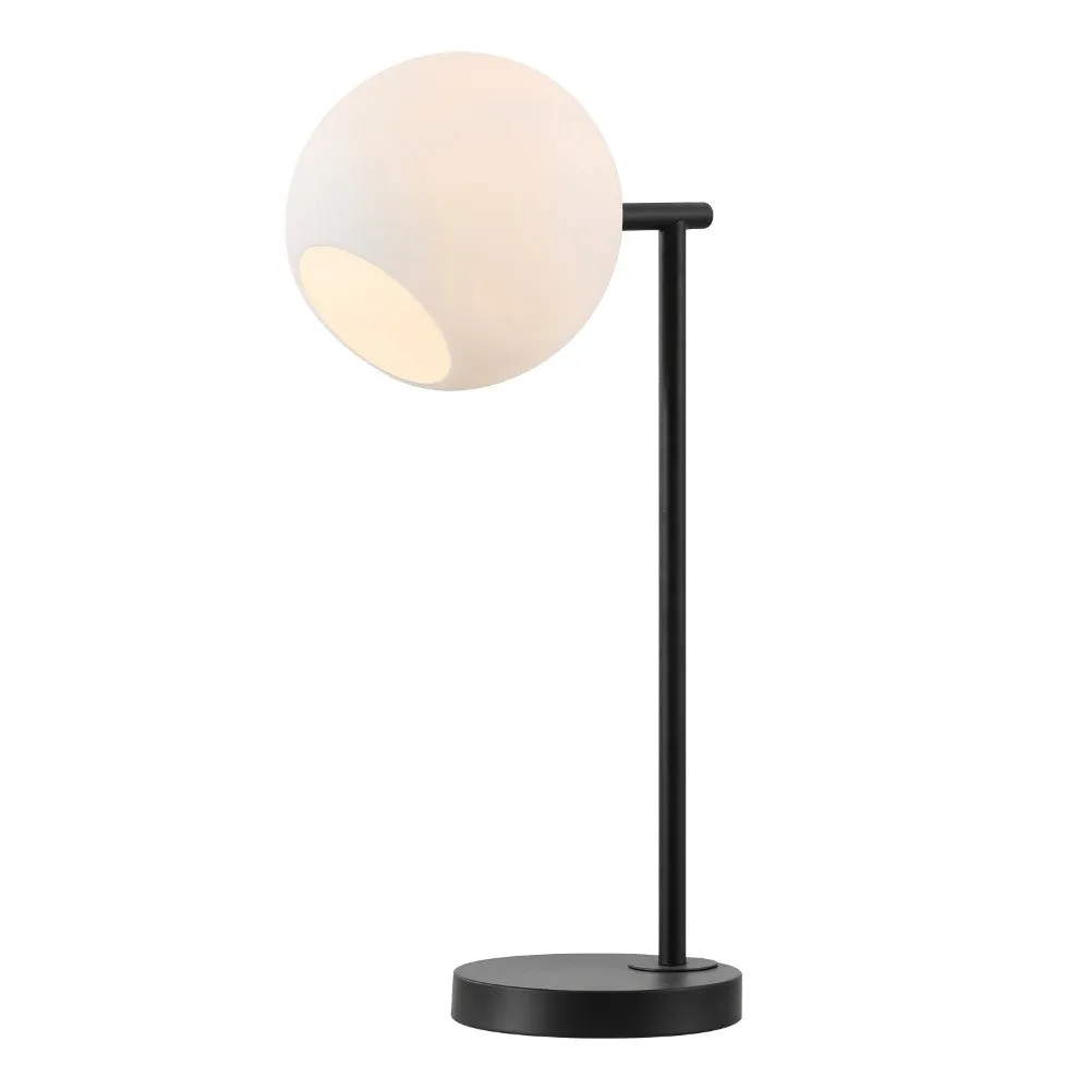 Brooklyn 20.5" Metal/Marble LED Table Lamp