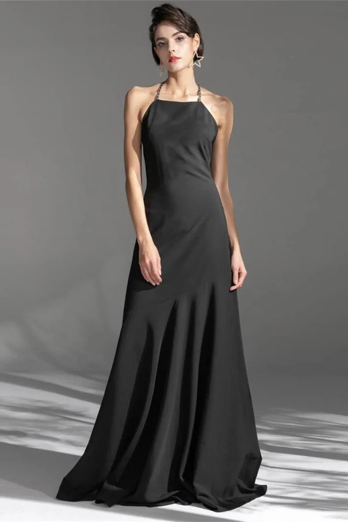 Classic Black Evening Dress