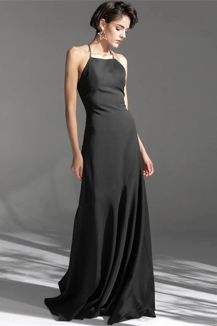 Classic Black Evening Dress