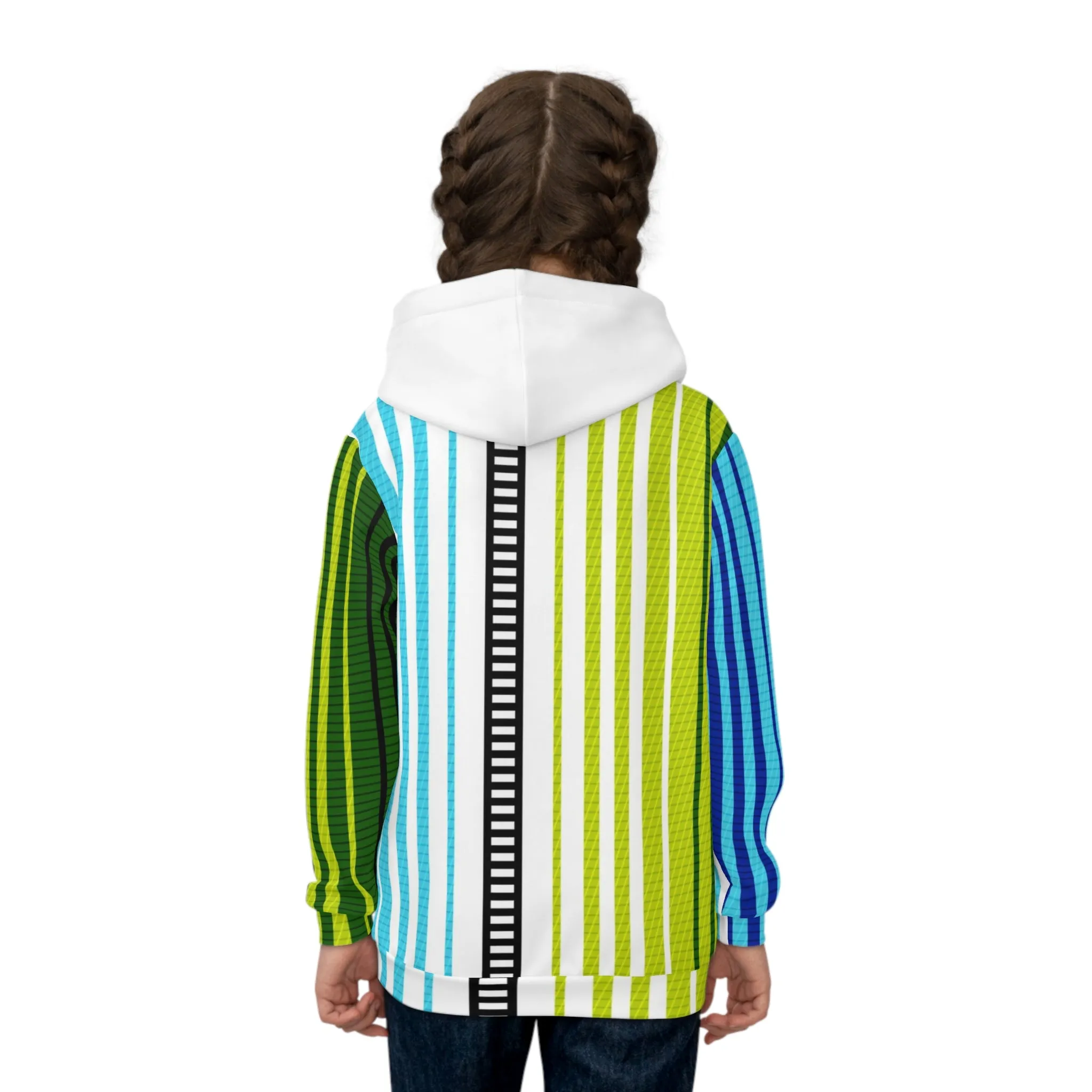 Colorful Striped Children's Hoodie - Fun & Playful Style