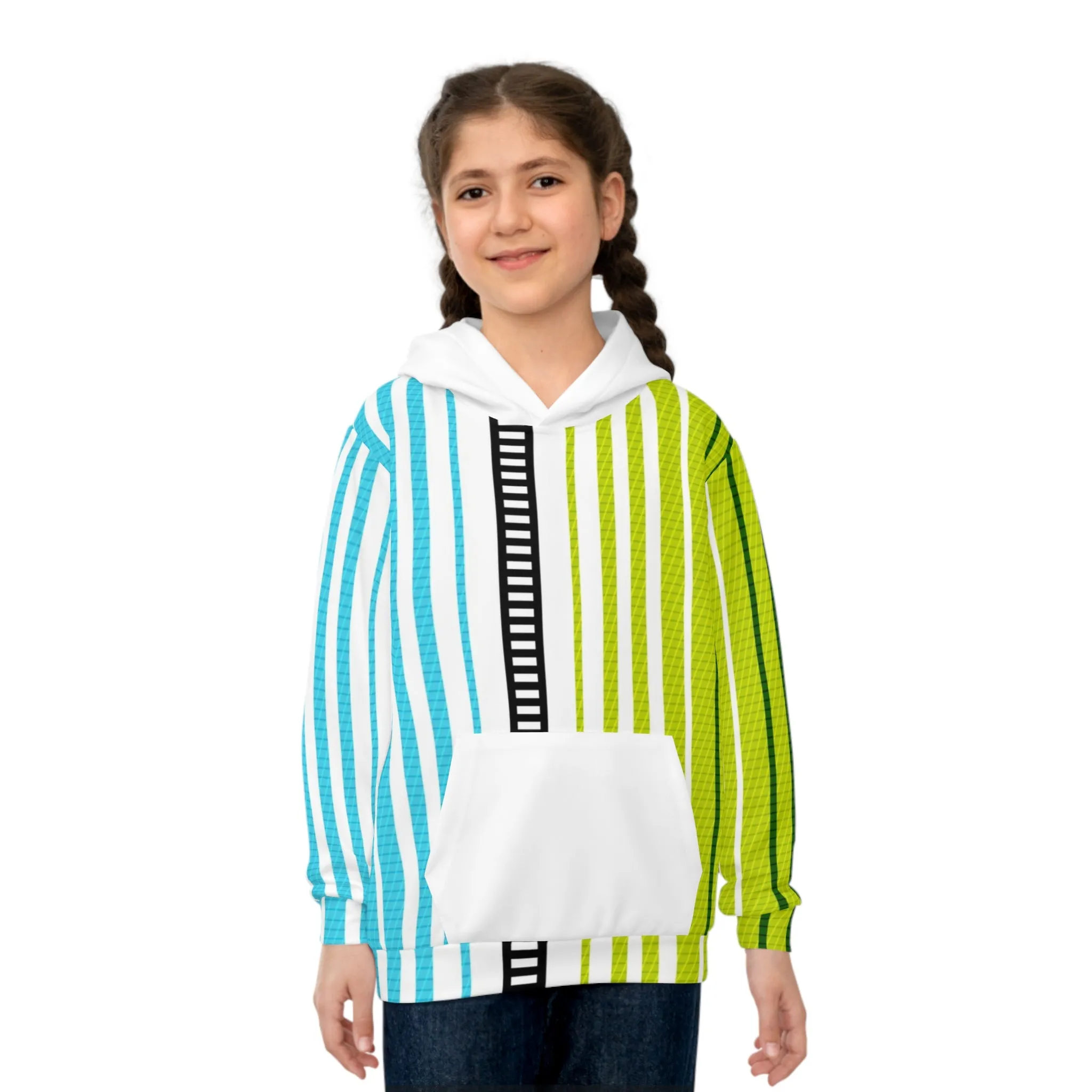 Colorful Striped Children's Hoodie - Fun & Playful Style