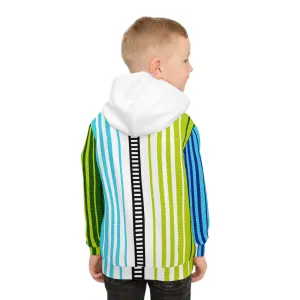 Colorful Striped Children's Hoodie - Fun & Playful Style