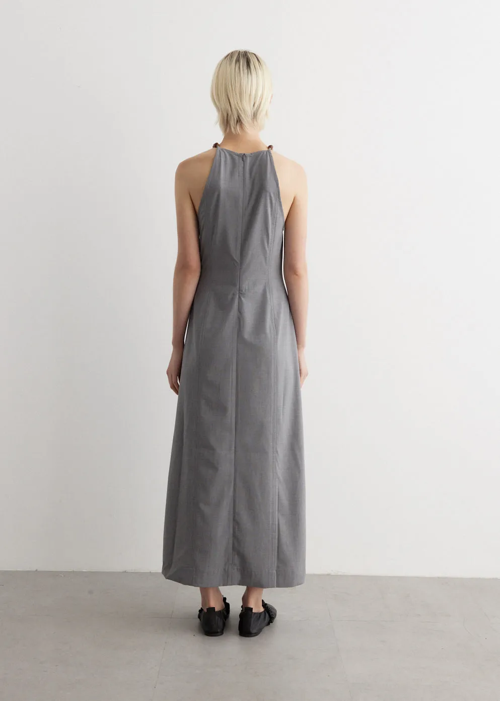 Drapey Melange Maxi Dress