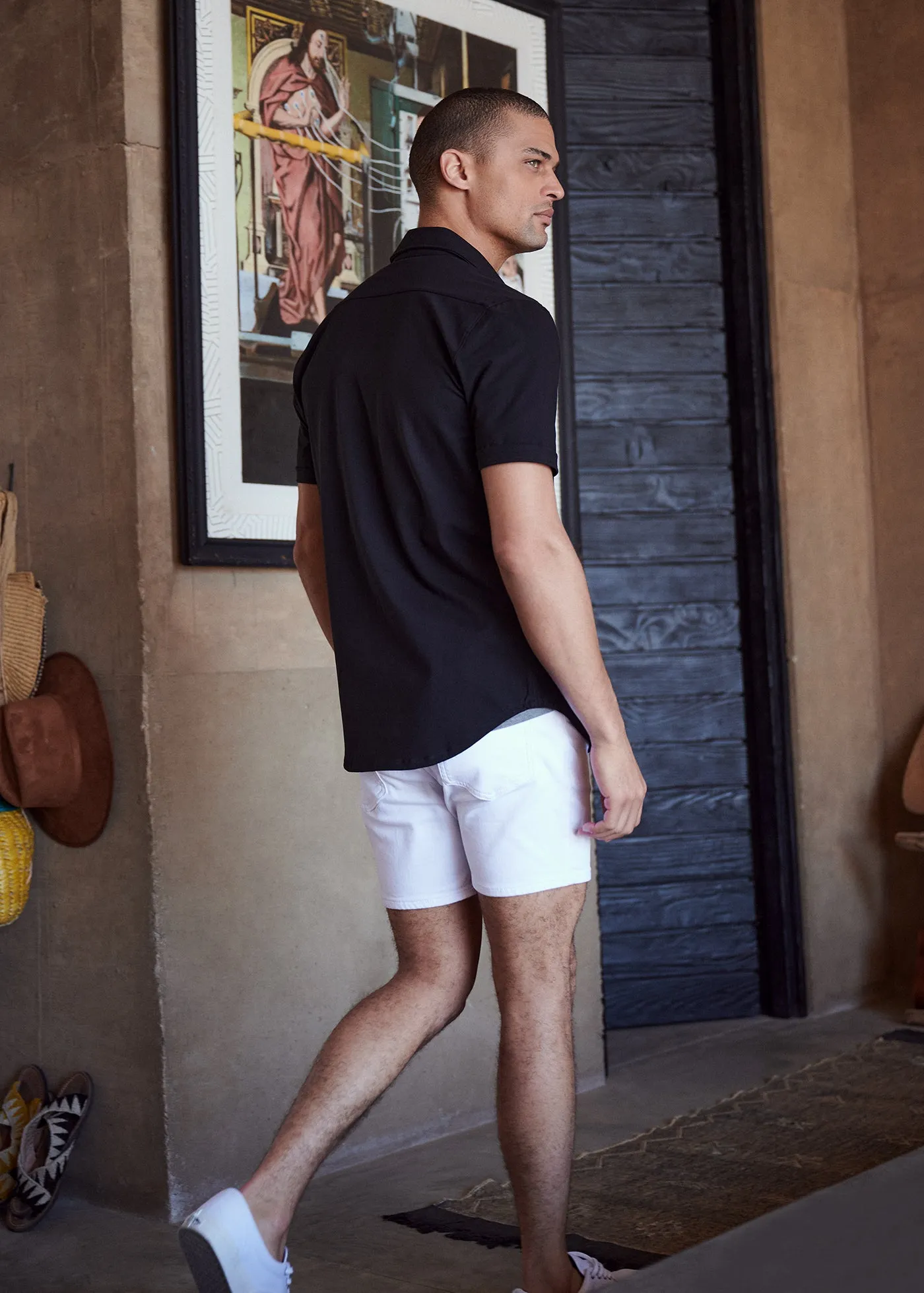 Duo 6" Shorts | White