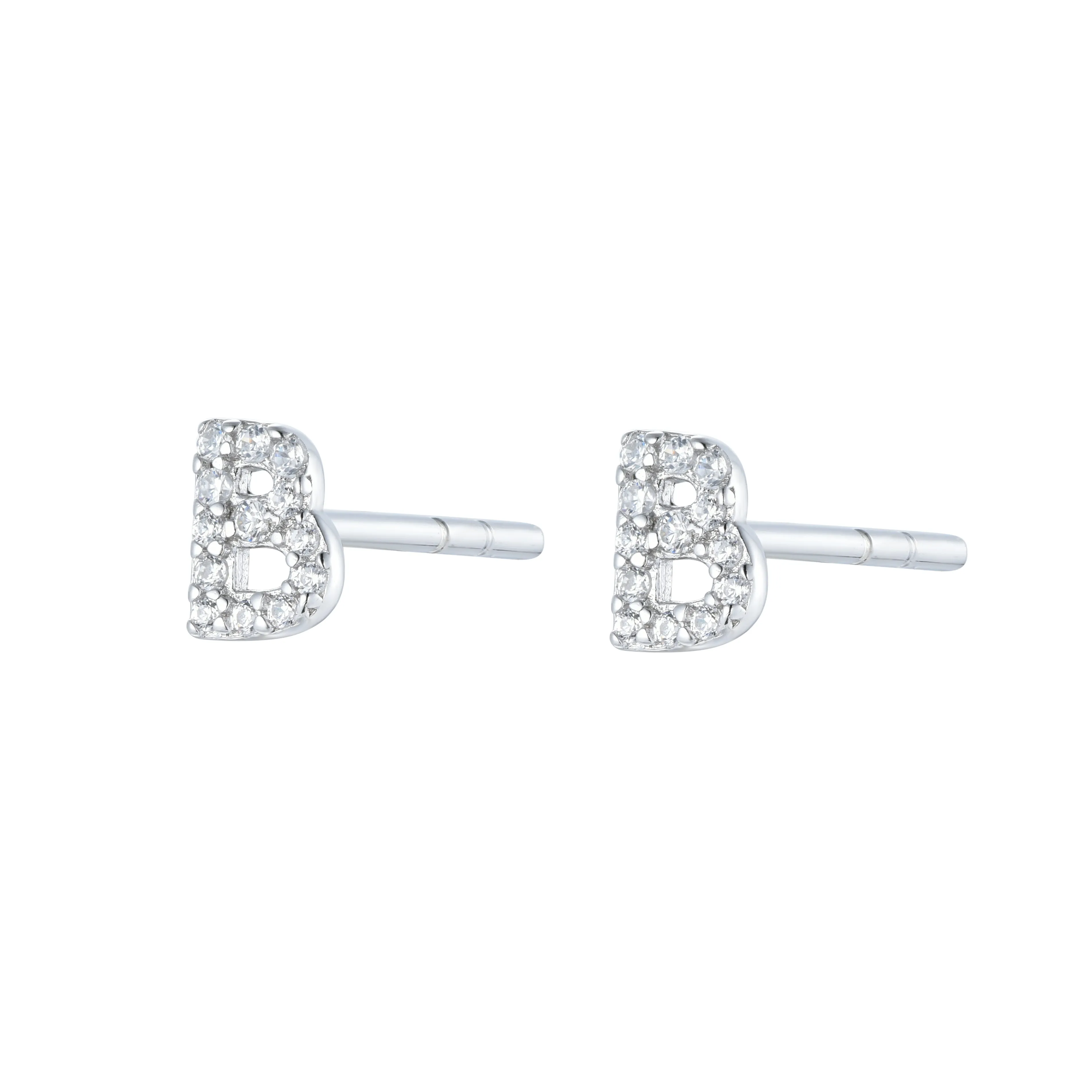 EG-26/S - Initial Stud Earrings (sold as a pair)