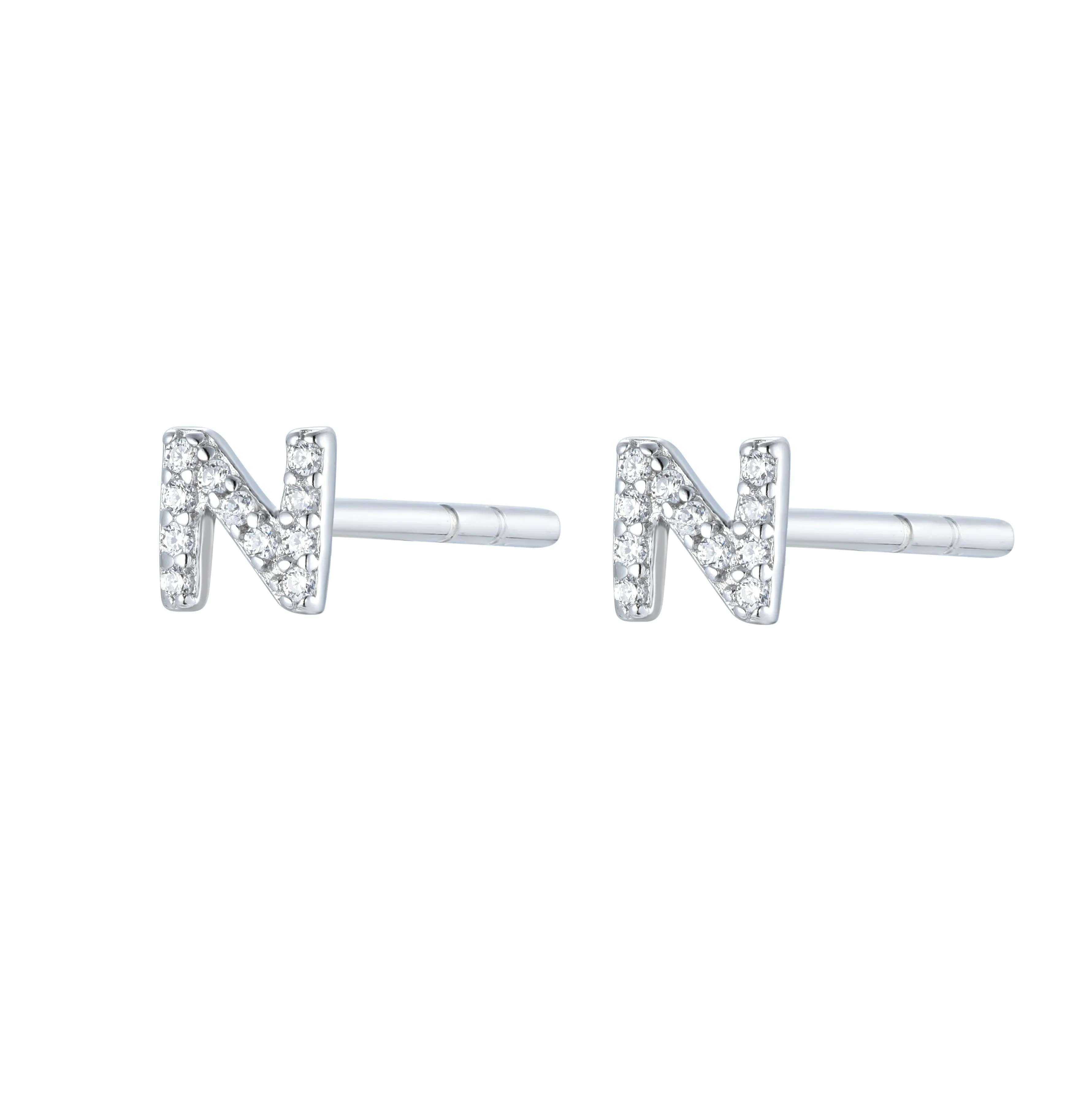 EG-26/S - Initial Stud Earrings (sold as a pair)