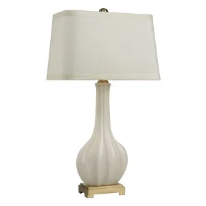Fluted Ceramic Table Lamp