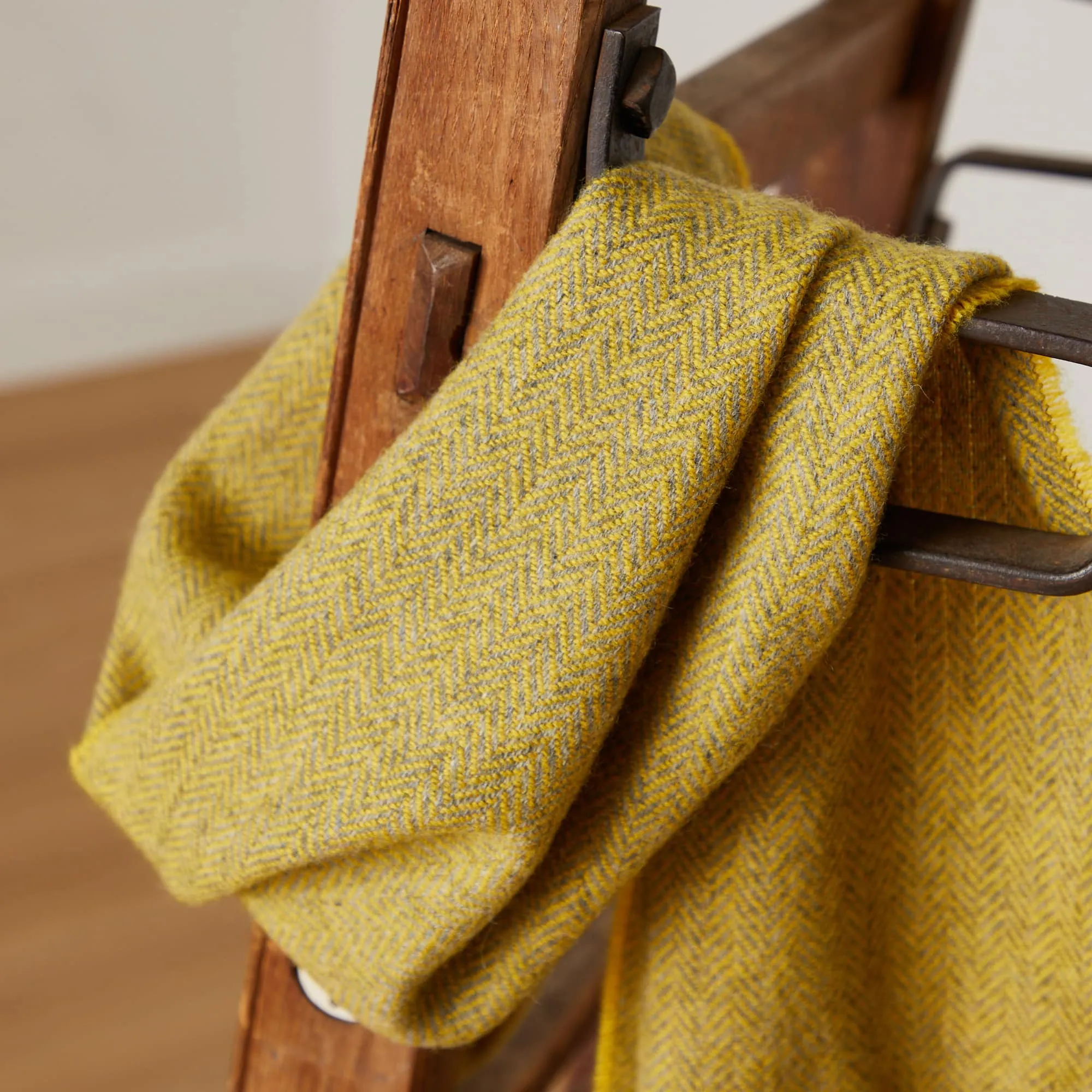 Foxford Gold Lambswool Scarf