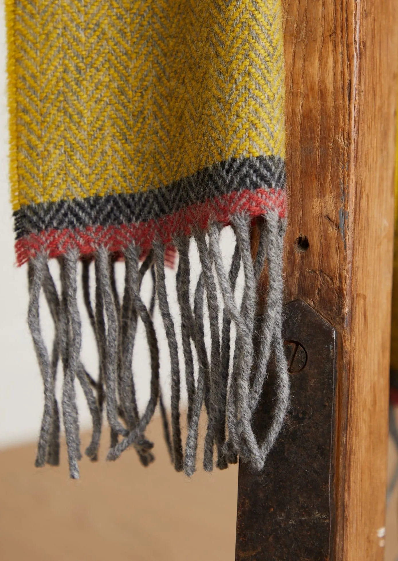 Foxford Gold Lambswool Scarf