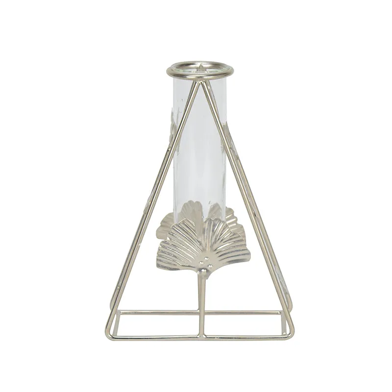 Gardenia Test Tube Planter - Silver