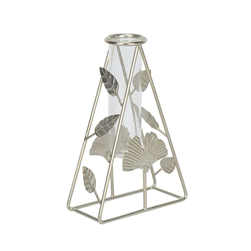 Gardenia Test Tube Planter - Silver