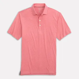 Huron Prep-Formance Lightweight 3 Button Polo / Pink Sands