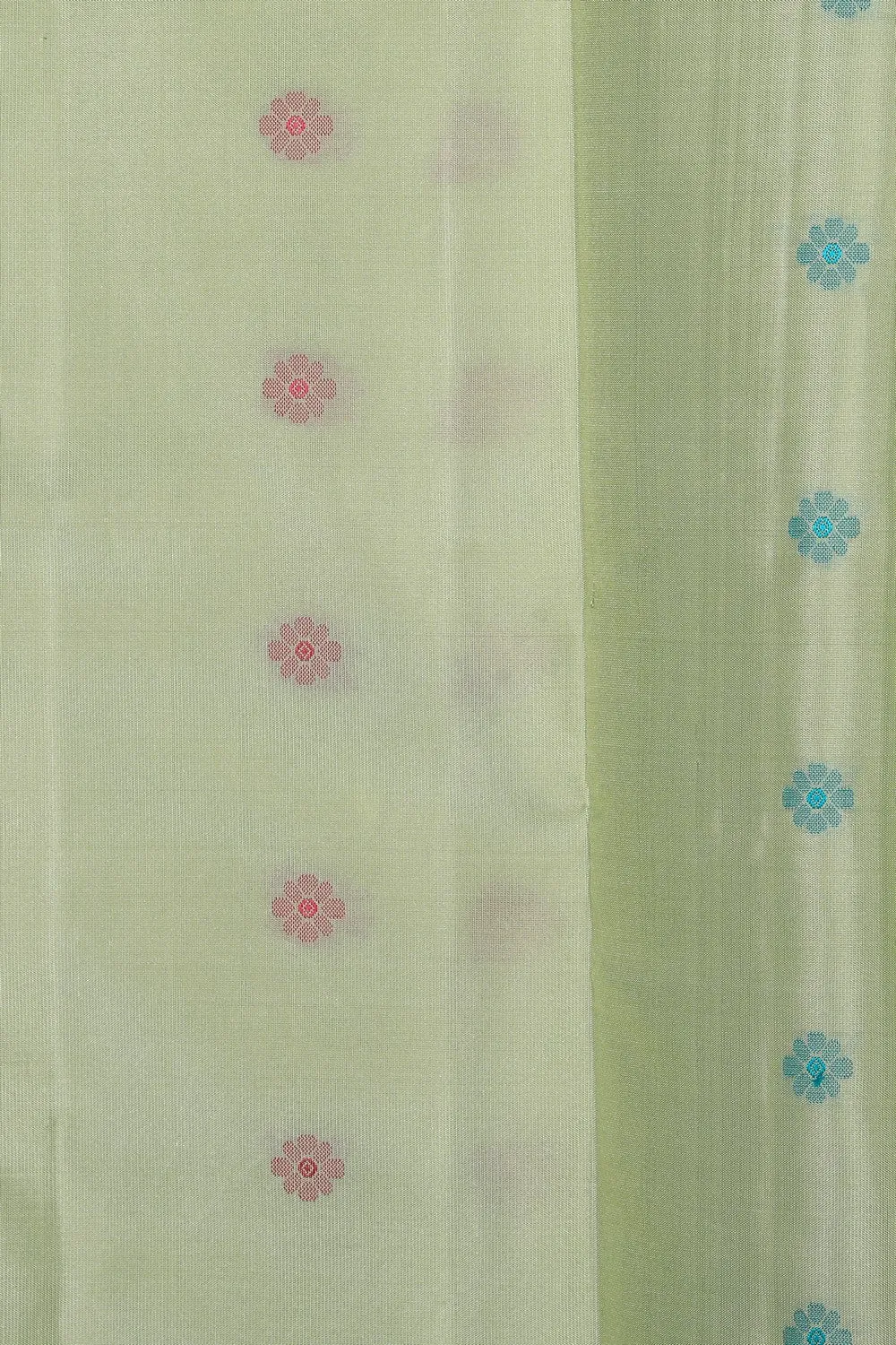 Kanchi Silk Mint Green Saree