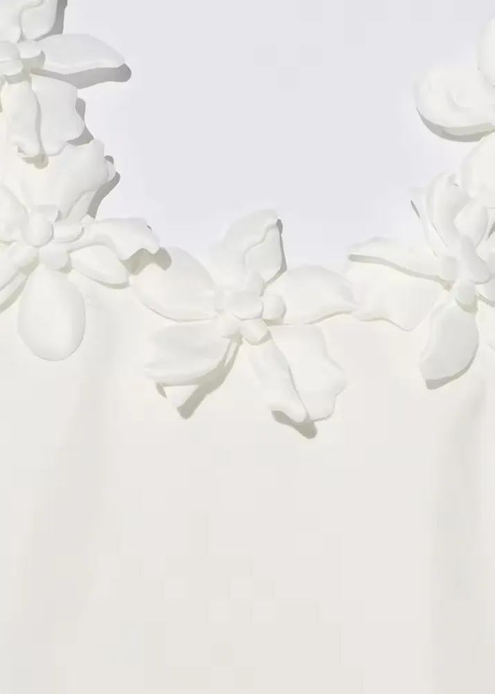 Katya Floral Decor Tank Top