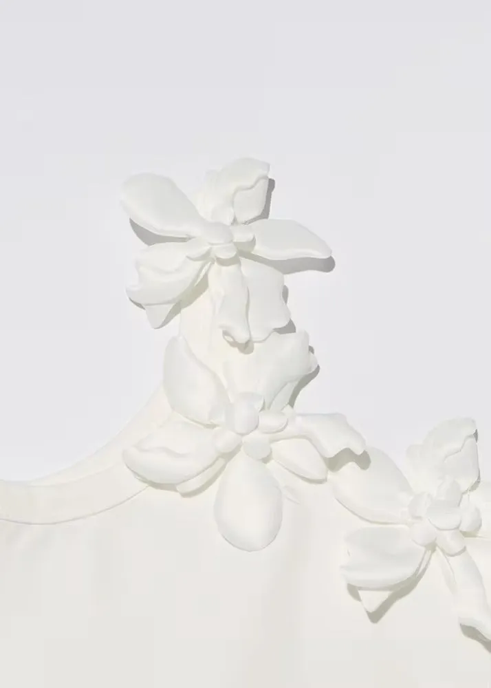Katya Floral Decor Tank Top