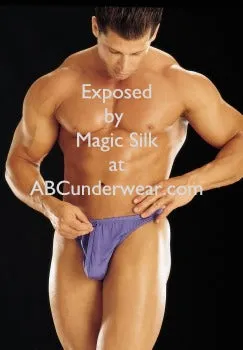 Luxurious Silk Zipper Thong for Discerning Gentlemen