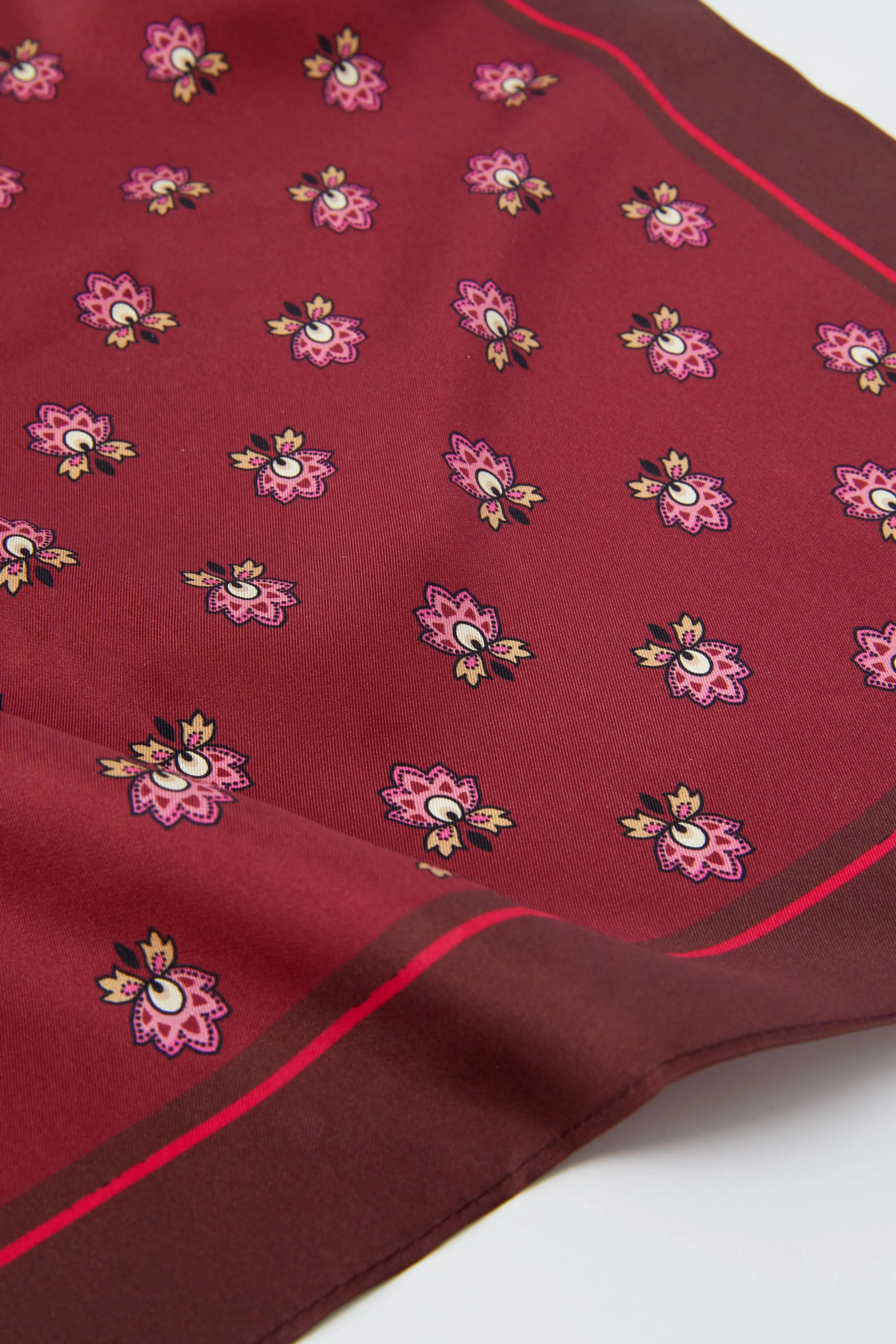 Mulberry Half Drop Silk Scarf