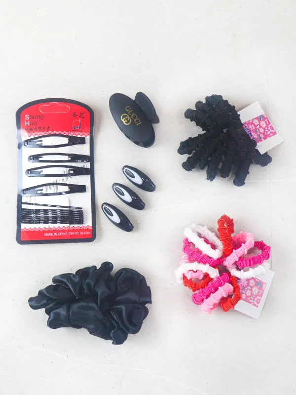 Pack Of 6 Hair Accessories For Girls GHC33
