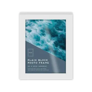 Plain Block Frame 20*25CM White