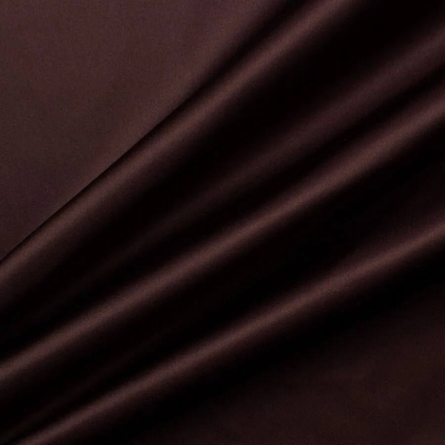 Raisin Double Faced Duchess Silk Satin