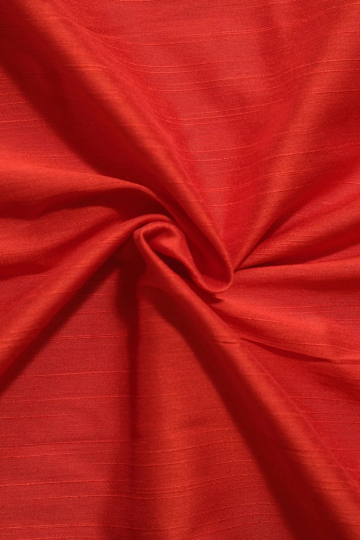 Rusty Orange Raw Silk Fabric