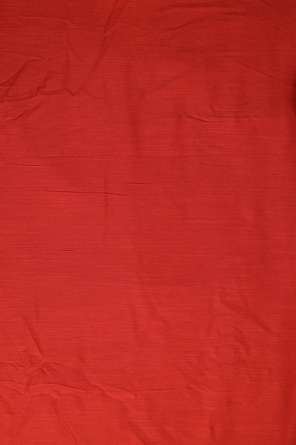 Rusty Orange Raw Silk Fabric