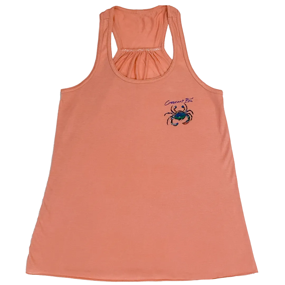 Signature Crab Ladies Racerback Tank Top