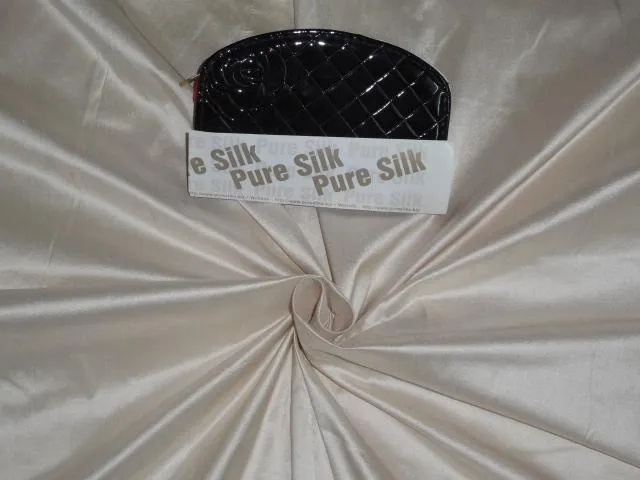 SILK DUTCHESS BEIGE X GOLD 54" wide B2#14[4]