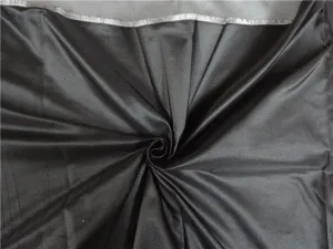 SILK DUTCHESS BLACK X SILVER 60" wide B2#3[10]