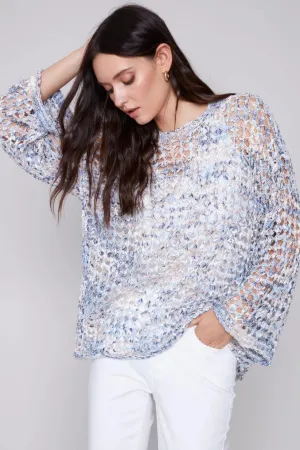 Spencer Fishnet Crochet Sweater