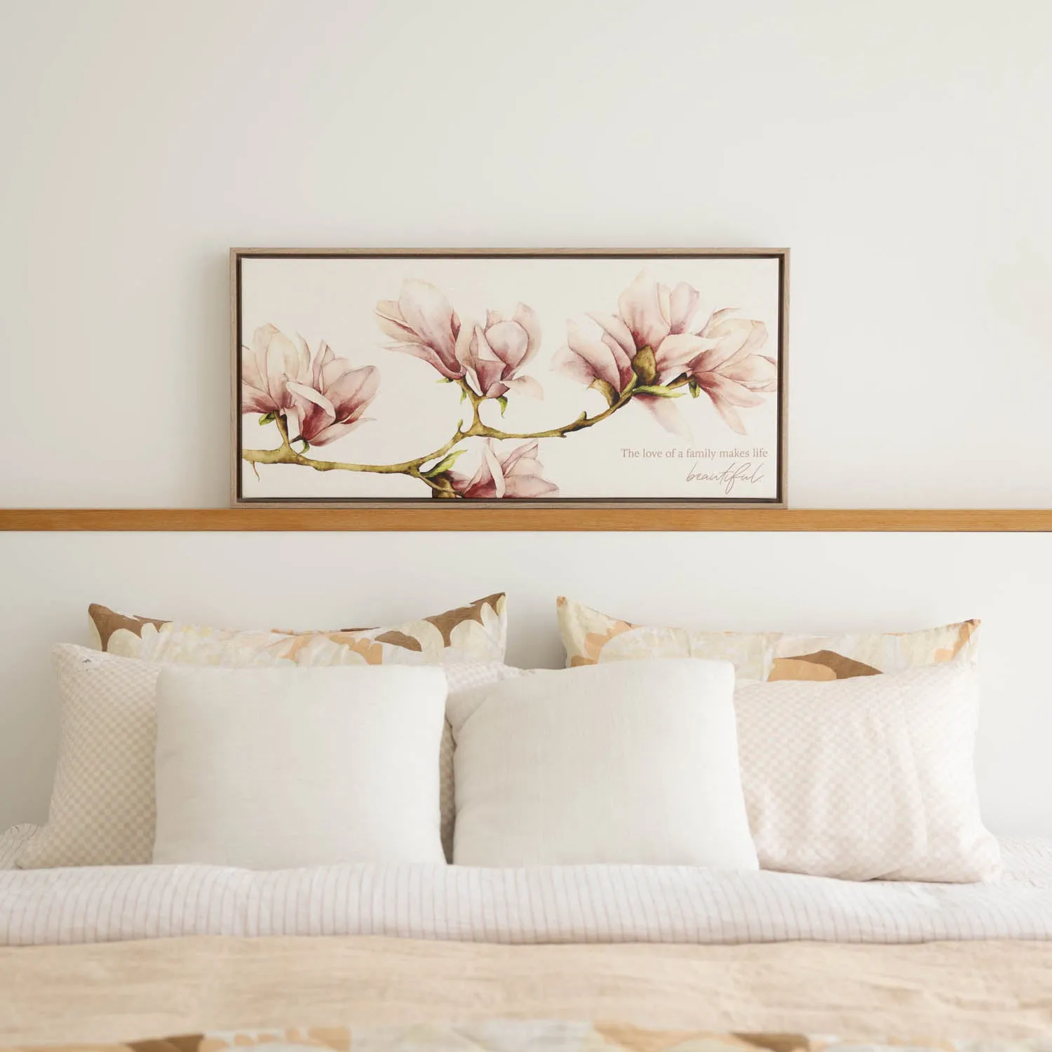 Splosh Blossom Framed Canvas 94x44