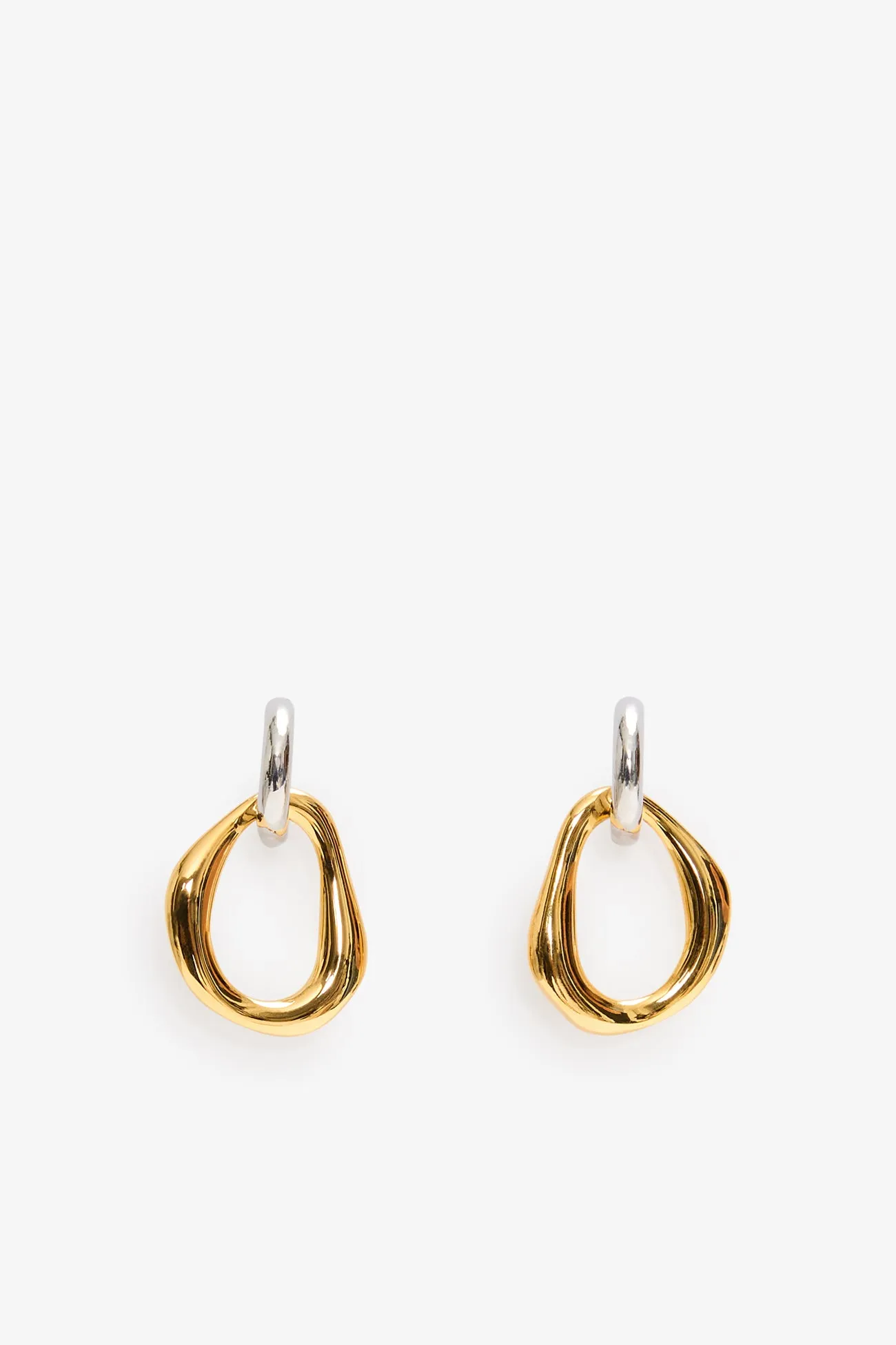 Suki Two-Toned Hoops