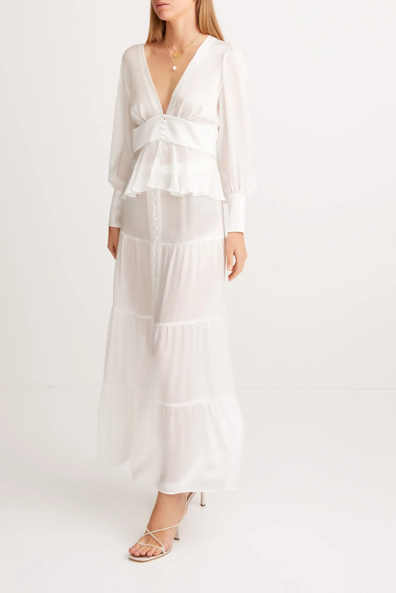 SYLVIA BLOUSE {WHITE}