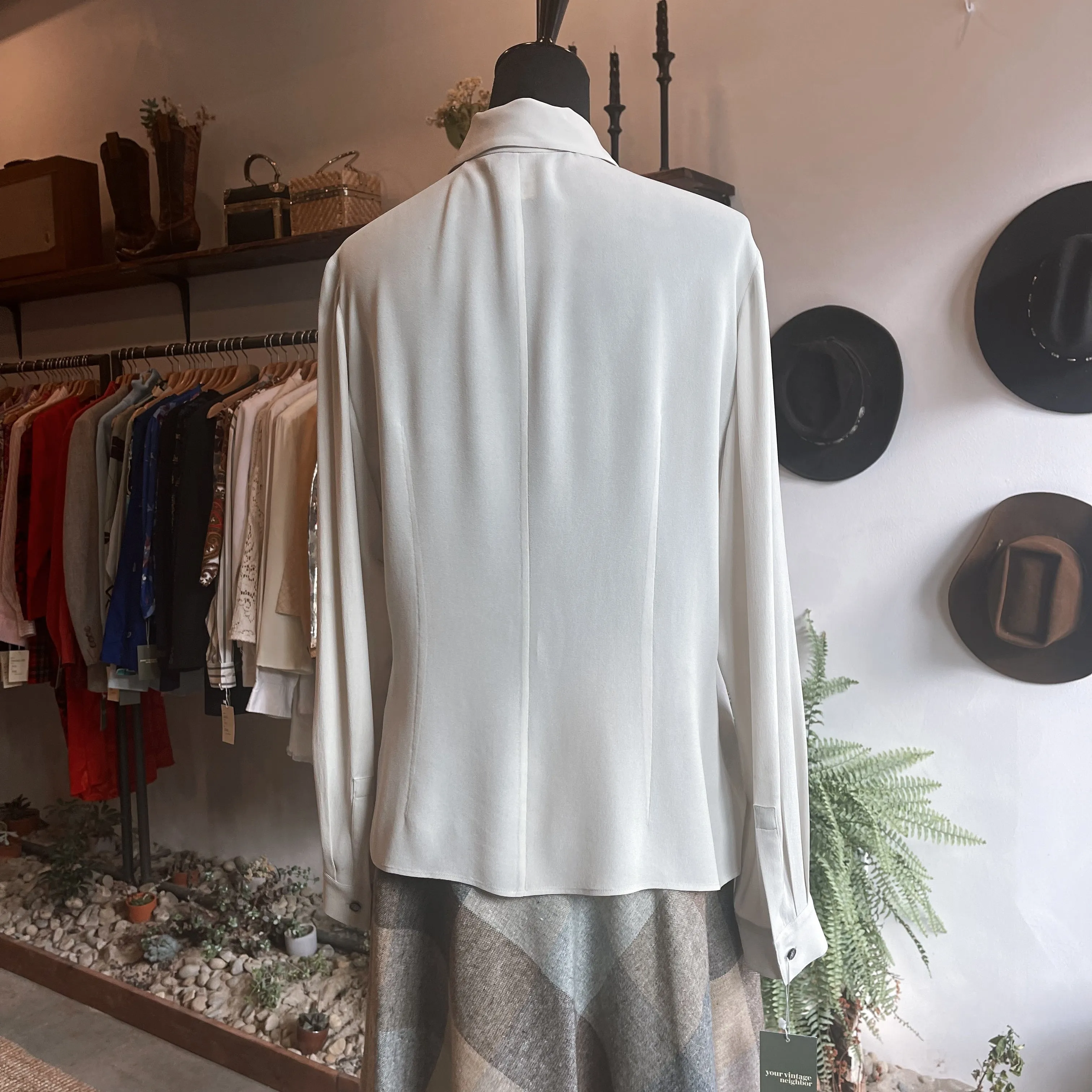 Vintage Silk Celine Blouse