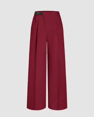 Wrapped Pleated Redberry Trouser Without Belt